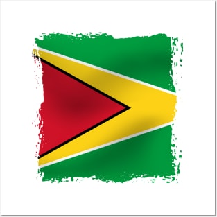 Guyana National flag Posters and Art